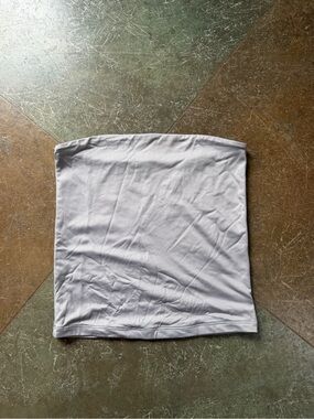 Abercrombie & Fitch Light Gray Strapless Tube Top